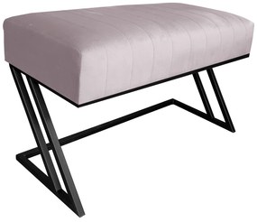 Ławka ZETA LOFT MG55 pufa podnóżek metal