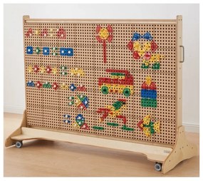 Masterkidz zestaw geometrycznych kształtów klocków do paneli ściennych stem 260 el.