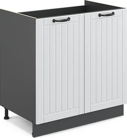 Szafka pod zlew biały domek wiejski 80x51.6x82 fame-line