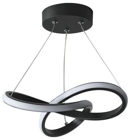 Lampa nowoczesna LED wisząca sufitowa pierścienie AT73-ESL-Black