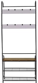 Stojak na buty Kelam, 79 x 32 x 185 cm