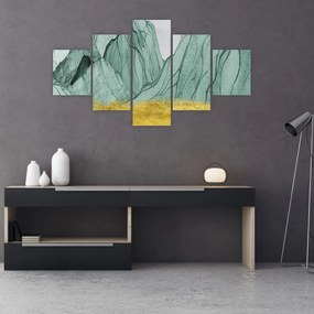 Obraz - Emerald Mountains N⁰1 (125x70 cm)