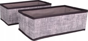 Organizer tekstylny Granatowy 28x14x10 cm komplet 2 sztuk do domu biura