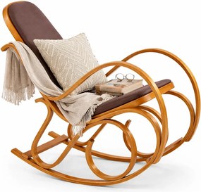 Drewniany fotel bujany w kolorze T5-D20