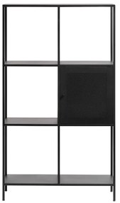 Czarny metalowy regał 80x138 cm Malibu – Unique Furniture