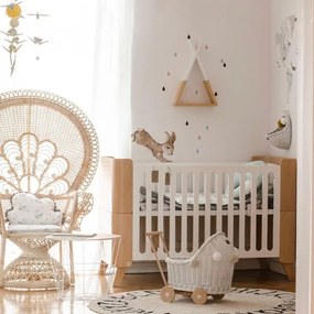 Łóżeczko dziecięce HOPPA 70 x 140 cm z pojemnikiem na przechowywanie