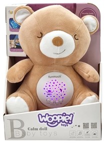 Woopie baby przytulanka usypiacz projektor 2w1 miś - 10 kołysanek