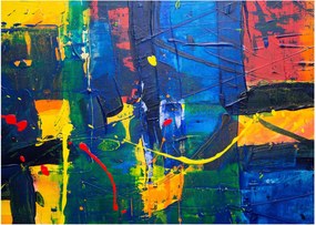Obraz na szkle - Abstrakcja (70x50 cm)