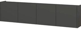 Antracytowa szafka pod TV 183x45 cm Piana – Germania