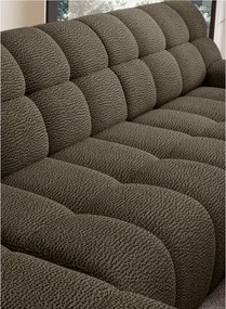 Narożnik COCOON XL w układzie U z elektryczną regulacją siedziska Prawostronny w tkaninie JAGUAR 08