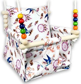 Kubełkowa huśtawka dla dziecka jaskółki H4-C53