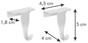 Tescoma Wieszaki na drzwiczki FlexiSPACE, 2 szt.
