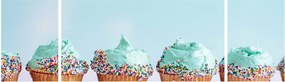 Obraz cupcakes (170x50 cm)