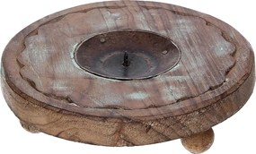 Podstawka na świecę Rustic Flame 15 cm