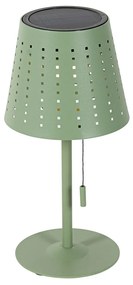 Zewnetrzna Lampa stołowa zewnętrzna zielona w komplecie z LED 3-stopniowy ściemniacz ładowalne i słoneczne - FerreDesignerski Oswietlenie zewnetrzne