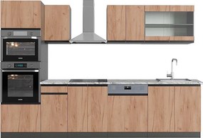 Aneks kuchenny złoty dąb power/antracyt 300x60x81.6 r-line