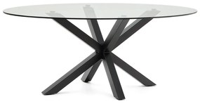 Stół ze szklanym blatem 100x200 cm Argo – Kave Home