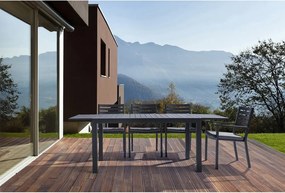 Aluminiowy stół ogrodowy 90x160 cm Hilde – Bizzotto