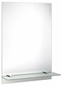 AQUALINE SB125 Samba półka szklana 60 cm, srebrny