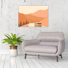Obraz - Vintage van N⁰1 (70x50 cm)