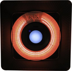 Outsunny promiennik tarasowy promiennik ciepła promiennik sufitowy z pilotem 2kW aluminiowy