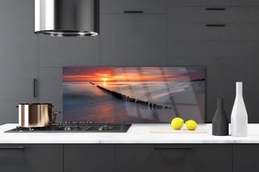 Panel Szklany do Kuchni Piaszczysty Brzeg Bałtyku