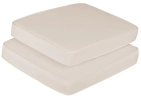 Fieldmann - Komplet poduszek na balkon w kolorze kremowym