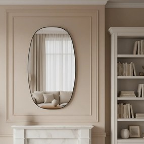 Owalne lustro wiszące OVYN, 60 x 32 cm