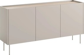 Komoda Desin 170 cm z metalowymi nogami - kaszmir / dąb nagano