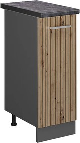 Szafka apteczna dąb rzemieślniczy 30x60x81.6 r-line