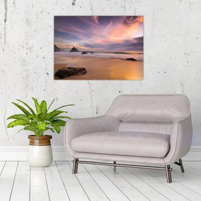 Obraz na szkle - Praia da Adraga (70x50 cm)