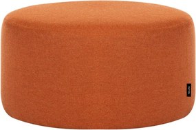Wełniany puf w kolorze terakoty Folk – noo.ma