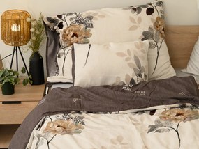 PrzytulneMieszkanie.pl PrzytulneMieszkanie.pl Dwustronna pościel DUO SENSE CARMELIA wzorzysta + poszewka na poduszkę 40x50 cm GRATIS Rozmiar pościeli: 70 x 90 cm | 140 x 200 cm