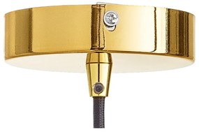 Zielona lampa wisząca ze szklanym kloszem ø 22 cm Adar – Bloomingville