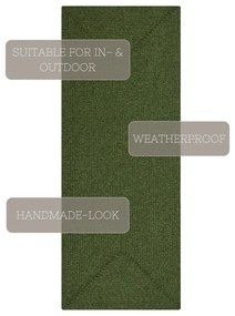 Zielony chodnik odpowiedni na zewnątrz 200x80 cm – NORTHRUGS