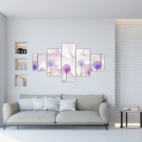 Obraz - Na rzece kwiatów (125x70 cm)