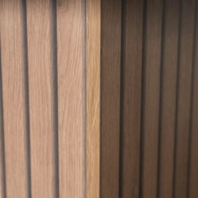 Stół Prostokątny Rozkładany z Lamelami GIANT 130-180 cm Dąb Artisan/Czarny Nowoczesny Loft