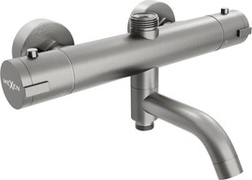Mexen Kai termostatyczna bateria wannowo-prysznicowa,  gun gray szczotkowany - 77900-66
