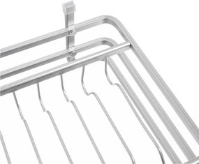 Czarno-biały metalowy ociekacz 43x32 cm Deluxe – Orion