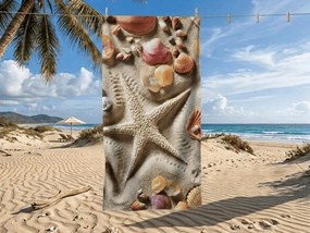 Szybkoschnący ręcznik plażowy OCEAN SAND kolorowy 70 x 140 cm, 100% mikrofibra