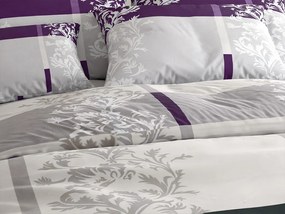 PrzytulneMieszkanie.pl PrzytulneMieszkanie.pl Pościel bawełniana DELUXE fioletowa Rozmiar pościeli: 2 szt 70 x 90 cm | 200 x 220 cm