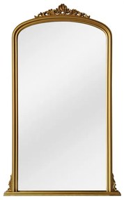Duże lustro z drewna paulowni - Szer. 120 x Wys.190 cm - Złote - MERRY