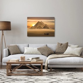 Obraz na szkle - Piramidy (70x50 cm)