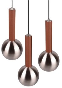 Szara lampa wisząca ø 52 cm Ciliana – CINQUE
