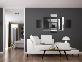 Obraz - Kwadratowy tunel (125x70 cm)