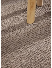 Szarobrązowy wełniany dywan tkany ręcznie 200x300 cm Eleni Taupe – Hanse Home