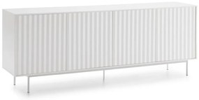 Biała niska komoda 211x80 cm Sierra – Teulat