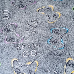 4Home Świecąca pościel mikroflanela Games, 140 x 200 cm, 70 x 90 cm