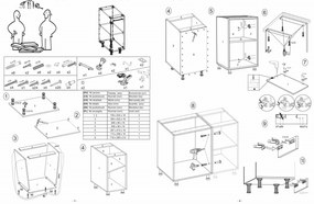 Kuchenna szafka modułowa dolna BELLA D-30/82 kaszmir mat