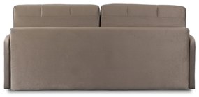 Sofa Rozkładana z Funkcją Spania IBIZA Dwuosobowa Beżowa Nowoczesna do Salonu